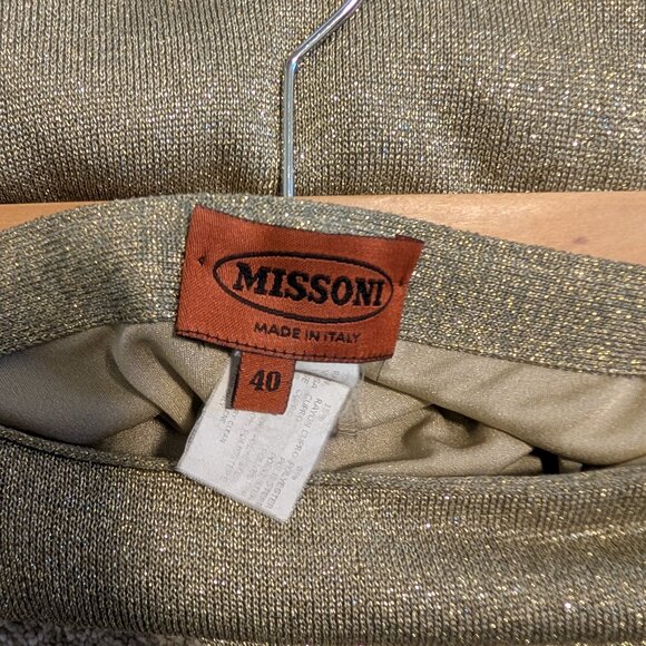Missoni long gold skirt - Picture 2 of 4